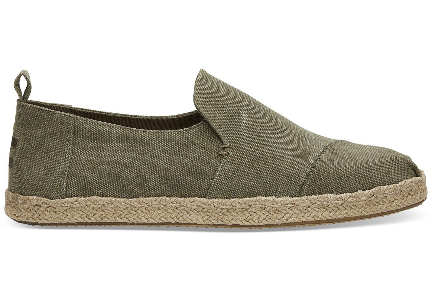 Toms Alpargata Rope Espadrille Olive - Mens - 79462-UQOG